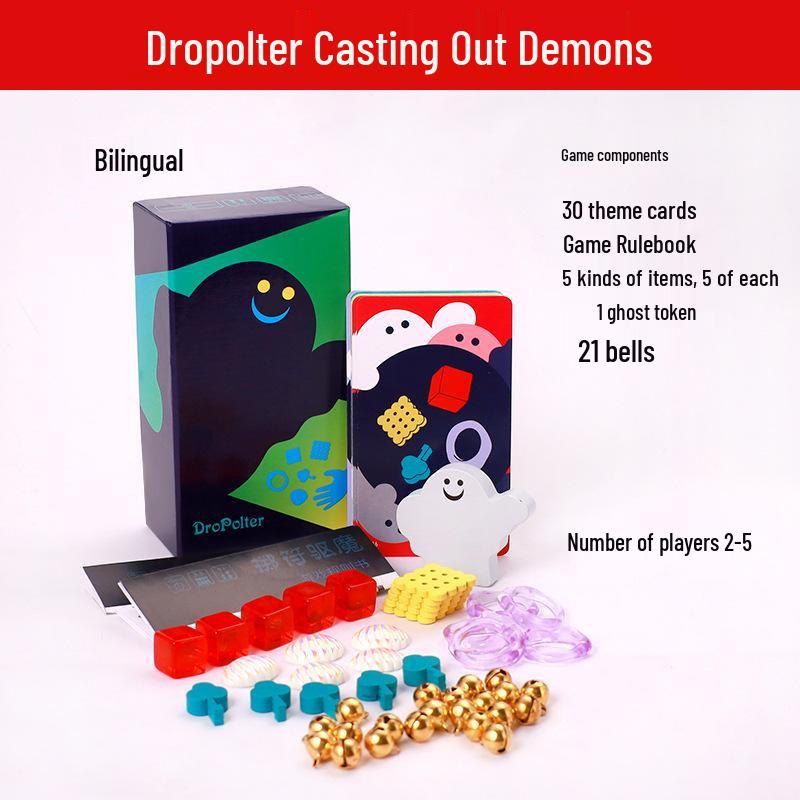 Литьевые подвески Dropolter: Двуязычная игра в карты «Изгнание» для 2-5 игроков
Литьевые подвески Dropolter: Двуязычная игра в карты «Изгнание» для 2-5 игроков