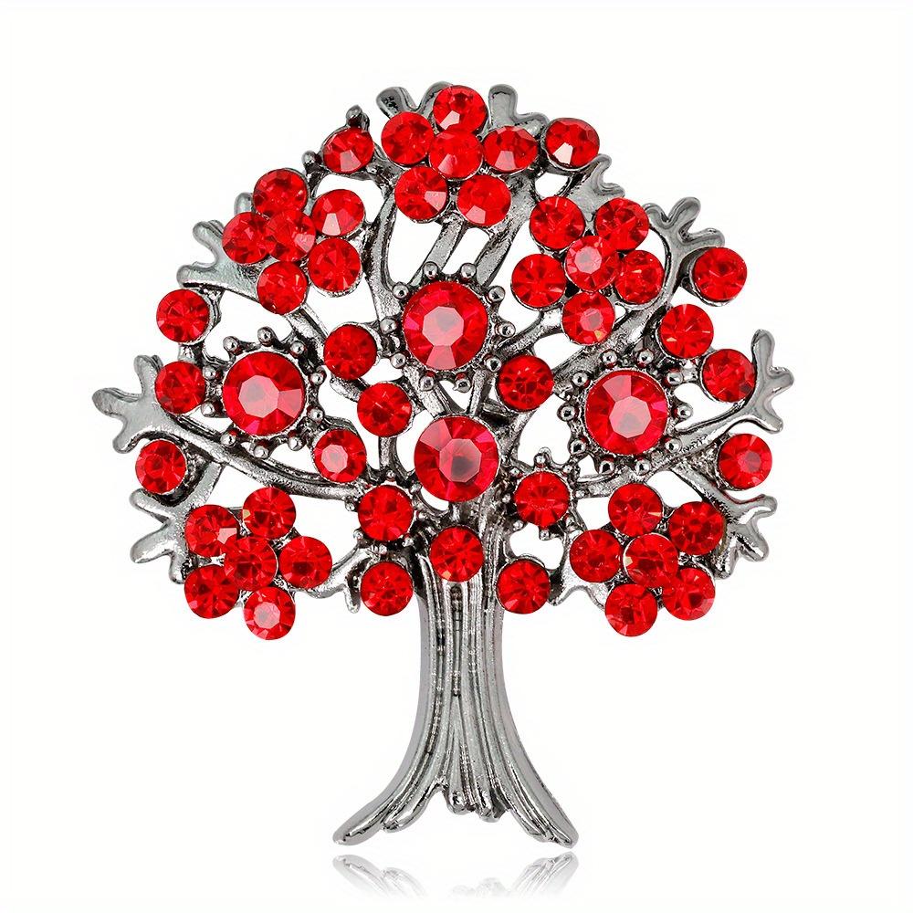 Classic Women Men Exquisite Tree Rhinestone Badges Brooch Shining Crystal Luxury Plant Pin For Lady червоний
Classic Women Men Exquisite Tree Rhinestone Badges Brooch Shining Crystal Luxury Plant Pin For Lady червоний