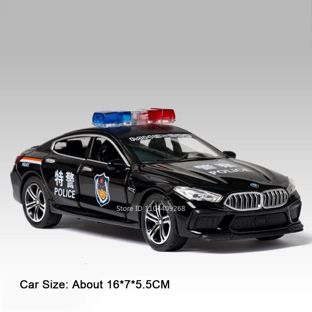 Scale 1:32 M8 Police Car Model Toy Metal Diecast Music Light Simulation SWAT Public Security Vehicle Models Desktop Ornaments чорний
Scale 1:32 M8 Police Car Model Toy Metal Diecast Music Light Simulation SWAT Public Security Vehicle Models Desktop Ornaments чорний