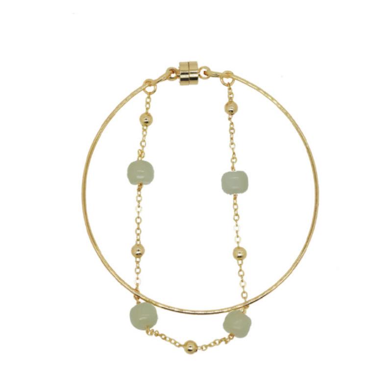 Женский двухслойный браслет из нефрита Хэтянь: Универсальный и элегантный браслет 2022
Женский двухслойный браслет из нефрита Хэтянь: Универсальный и элегантный браслет 2022