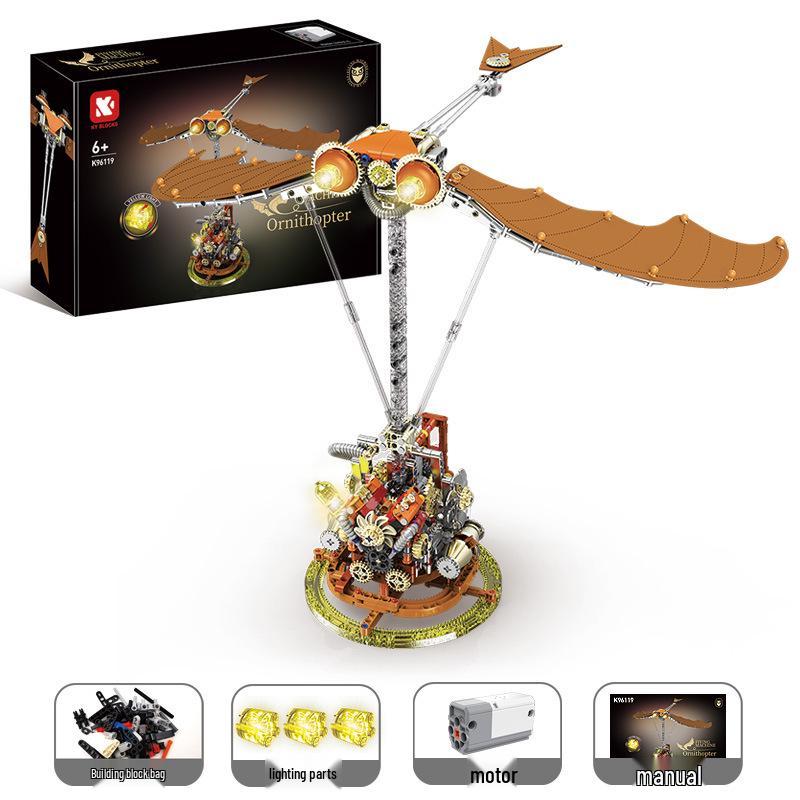 Бионическая машущая машина: Светящаяся настольная игрушка для детей
Бионическая машущая машина: Светящаяся настольная игрушка для детей