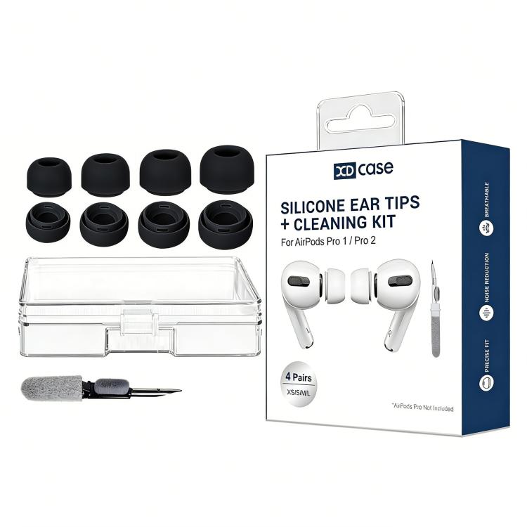 XDcase 4 Pairs Silicone Earplugs with Pressure Relief Holes L / M / S / XS Size L / M / S / XS чорний
XDcase 4 Pairs Silicone Earplugs with Pressure Relief Holes L / M / S / XS Size L / M / S / XS чорний