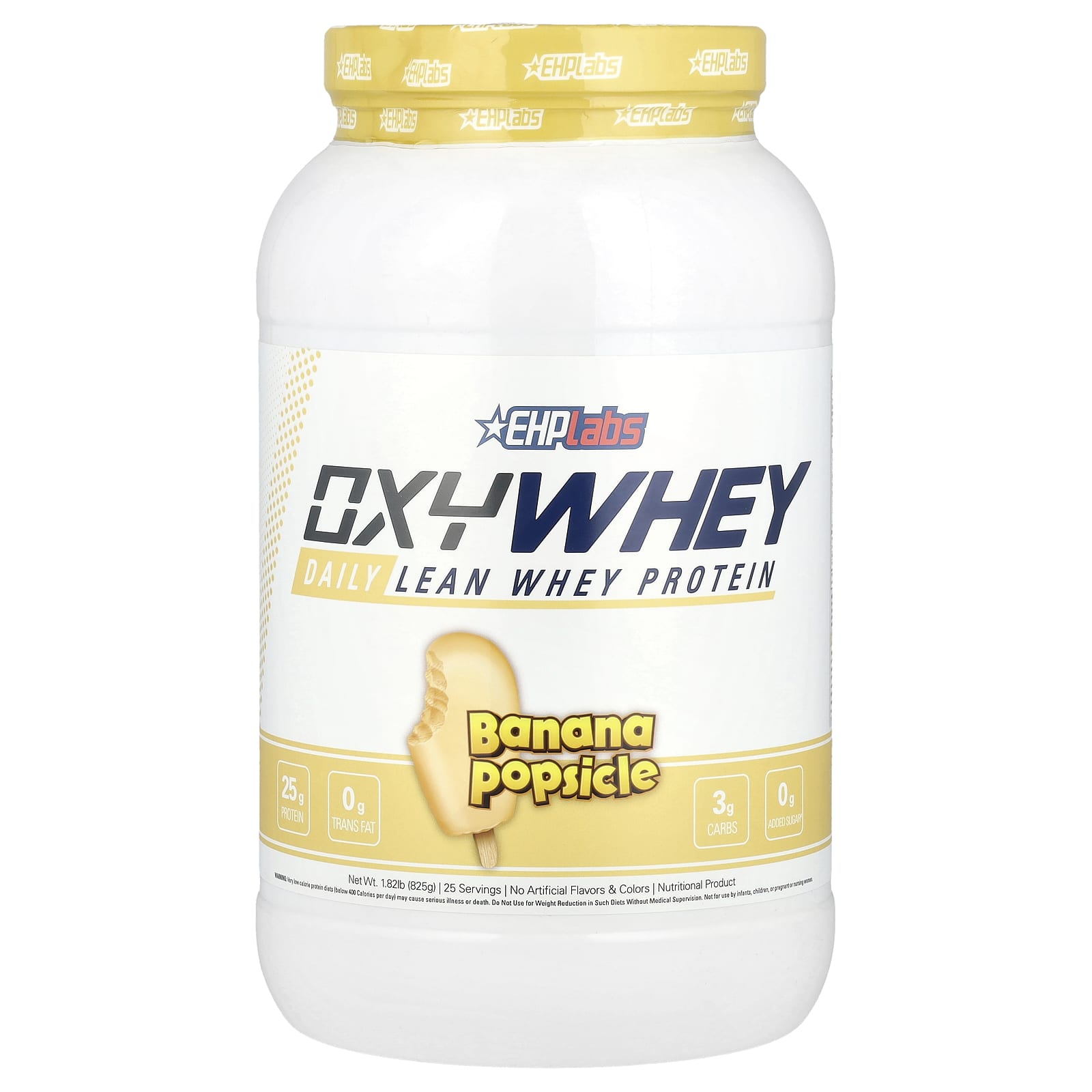 Oxywhey, Daily Whey Protein, Banana Popsicle, 825G (1.82Lb)
Oxywhey, Daily Whey Protein, Banana Popsicle, 825G (1.82Lb)