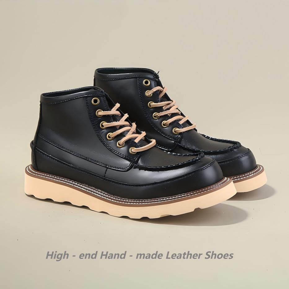 875-22 Men s Genuine Leather Non-Slip Height-Increasing Martin Boots - Warm, Breathable, and High-Top for Work. 38 чёрный
875-22 Men s Genuine Leather Non-Slip Height-Increasing Martin Boots - Warm, Breathable, and High-Top for Work. 38 чёрный