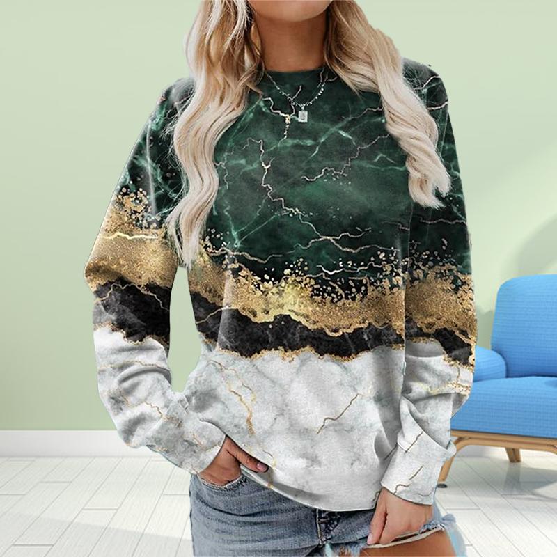 Осенняя женская мода с круглым вырезом и длинным рукавом, свободная одежда, футболка с принтом Mountain Range для девочек, уличная одежда 8XL зелёный
Осенняя женская мода с круглым вырезом и длинным рукавом, свободная одежда, футболка с принтом Mountain Range для девочек, уличная одежда 8XL зелёный