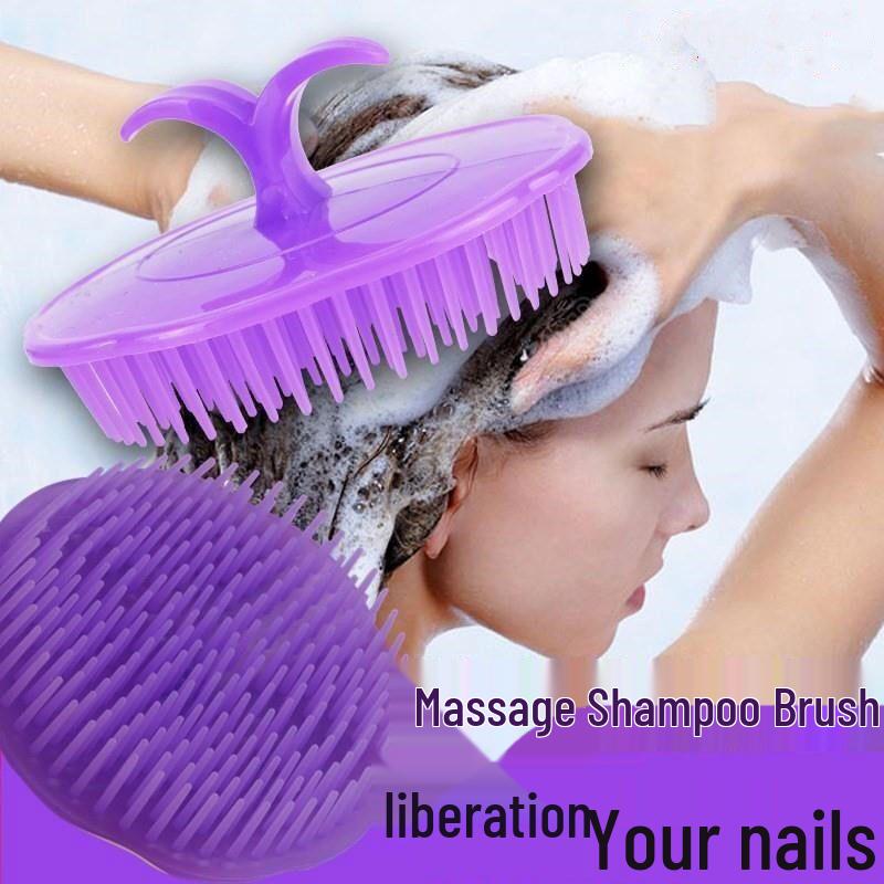 Silicone Soft Bristle Apple Shampoo Brush Massager Random
Silicone Soft Bristle Apple Shampoo Brush Massager Random
