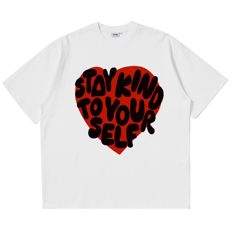 Men TShirt Oversized Cottton Harajuku Heart Graphic Streetwear Korean Fashion Aesthetic Tees Short Sleeve Kpop Top Y2k Clothing S
Men TShirt Oversized Cottton Harajuku Heart Graphic Streetwear Korean Fashion Aesthetic Tees Short Sleeve Kpop Top Y2k Clothing S