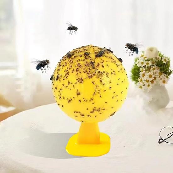 2/3/5Pcs Sticky Fly Trap Ball with Base Strong Adhesive Indoor Outdoor Restaurant Kitchen Small Flying Animals Capture Gnats Fruit Fly Catcher Device 2pcs
2/3/5Pcs Sticky Fly Trap Ball with Base Strong Adhesive Indoor Outdoor Restaurant Kitchen Small Flying Animals Capture Gnats Fruit Fly Catcher Device 2pcs