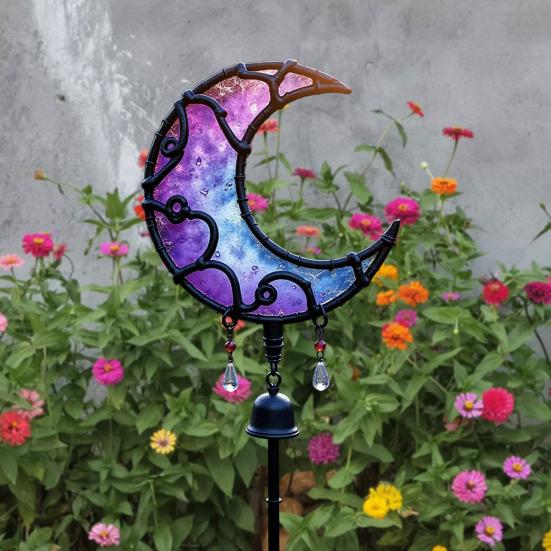 Yousheng Moon Garden Stake Metal Crescent Design Stake Blue And Purple Moon Decoration for Flower Bed Yard Art Garden Lovers Gift B
Yousheng Moon Garden Stake Metal Crescent Design Stake Blue And Purple Moon Decoration for Flower Bed Yard Art Garden Lovers Gift B
