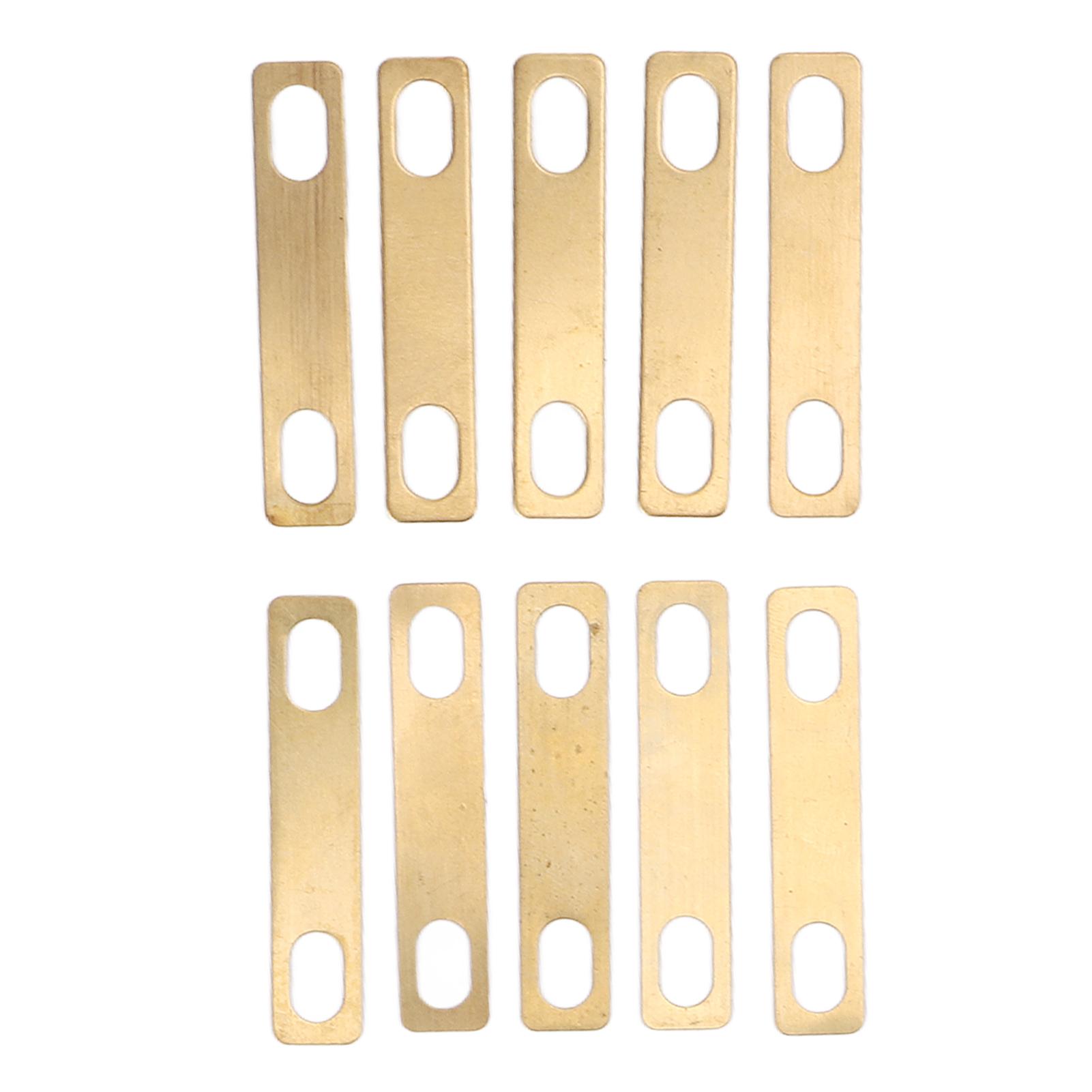 10 Pcs Guitar Neck Shim Brass Corrosion Proof Universal Neck Heightened Shims for Bass
10 Pcs Guitar Neck Shim Brass Corrosion Proof Universal Neck Heightened Shims for Bass