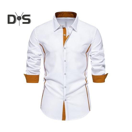 Осенняя мужская рубашка с отложным воротником, пуговицами, длинными рукавами, однотонная, облегающая, средней длины, повседневная, официальная, деловая, для поездок на работу XXL белый
Осенняя мужская рубашка с отложным воротником, пуговицами, длинными рукавами, однотонная, облегающая, средней длины, повседневная, официальная, деловая, для поездок на работу XXL белый