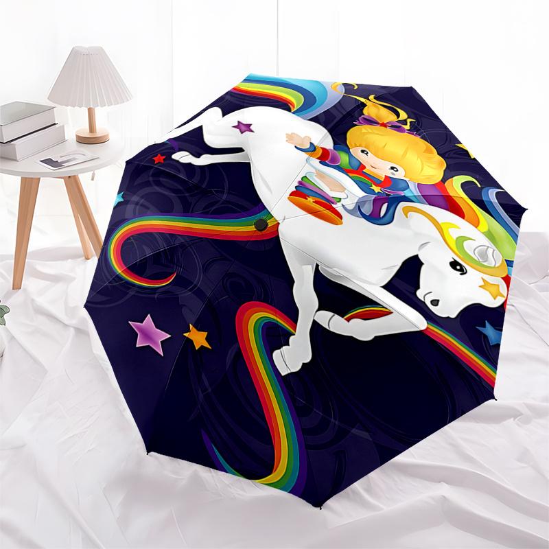 Rainbow Unicorn Automatic Opening/Closing Umbrella Portable 3 Fold Design with 8 Bone Iron Frame,Perfect for Outdoor Use,Festive Gifts,
Rainbow Unicorn Automatic Opening/Closing Umbrella Portable 3 Fold Design with 8 Bone Iron Frame,Perfect for Outdoor Use,Festive Gifts,