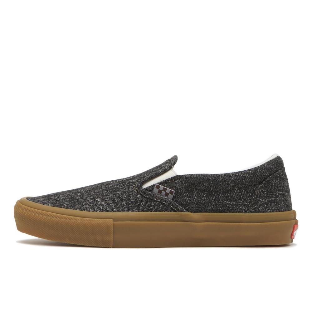 Vans Skate Slip On Vn0a5fcaq47 Black Denim 285
Vans Skate Slip On Vn0a5fcaq47 Black Denim 285