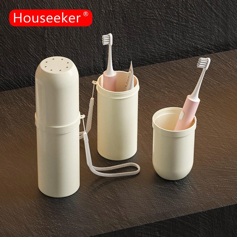 Houseeker Portable Toothbrush Holder Box Bathroom Electric Tooth Brushes Boxes Outdoor Travel Camping Toothpaste Storage Case
Houseeker Portable Toothbrush Holder Box Bathroom Electric Tooth Brushes Boxes Outdoor Travel Camping Toothpaste Storage Case