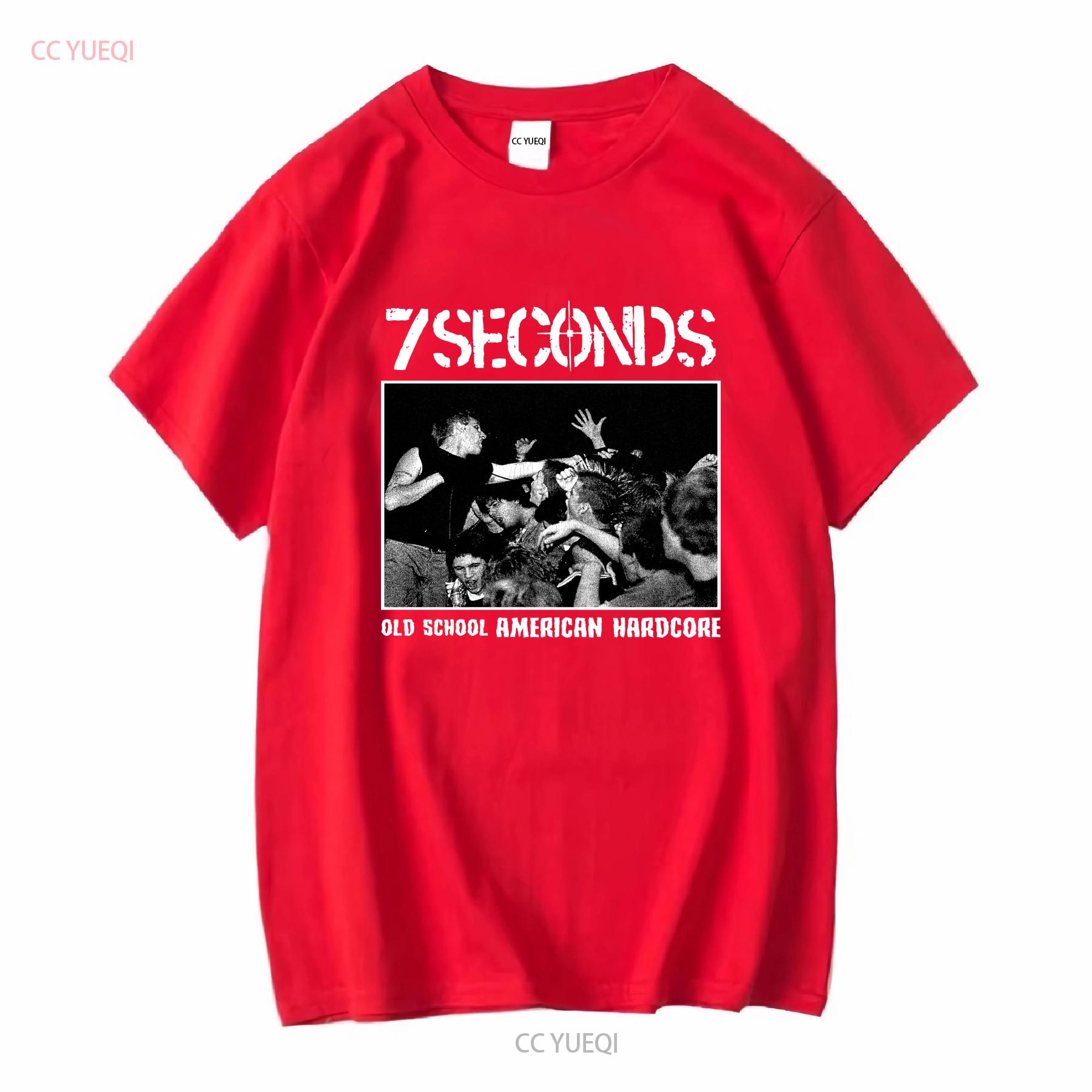 7 Seconds Band Old School American Hardcore T Shirt Full Size S 5XL SN404 vintage Washed Slightly homme designer clothes S
7 Seconds Band Old School American Hardcore T Shirt Full Size S 5XL SN404 vintage Washed Slightly homme designer clothes S