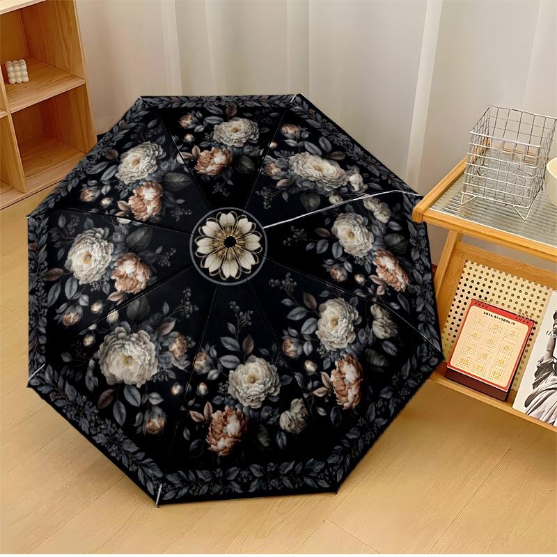 Floral Pattern Design 6 Theme Automatic Umbrella Compact 8-Rib Design Sturdy Construction Durable Umbrella Stylish Accessory
Floral Pattern Design 6 Theme Automatic Umbrella Compact 8-Rib Design Sturdy Construction Durable Umbrella Stylish Accessory