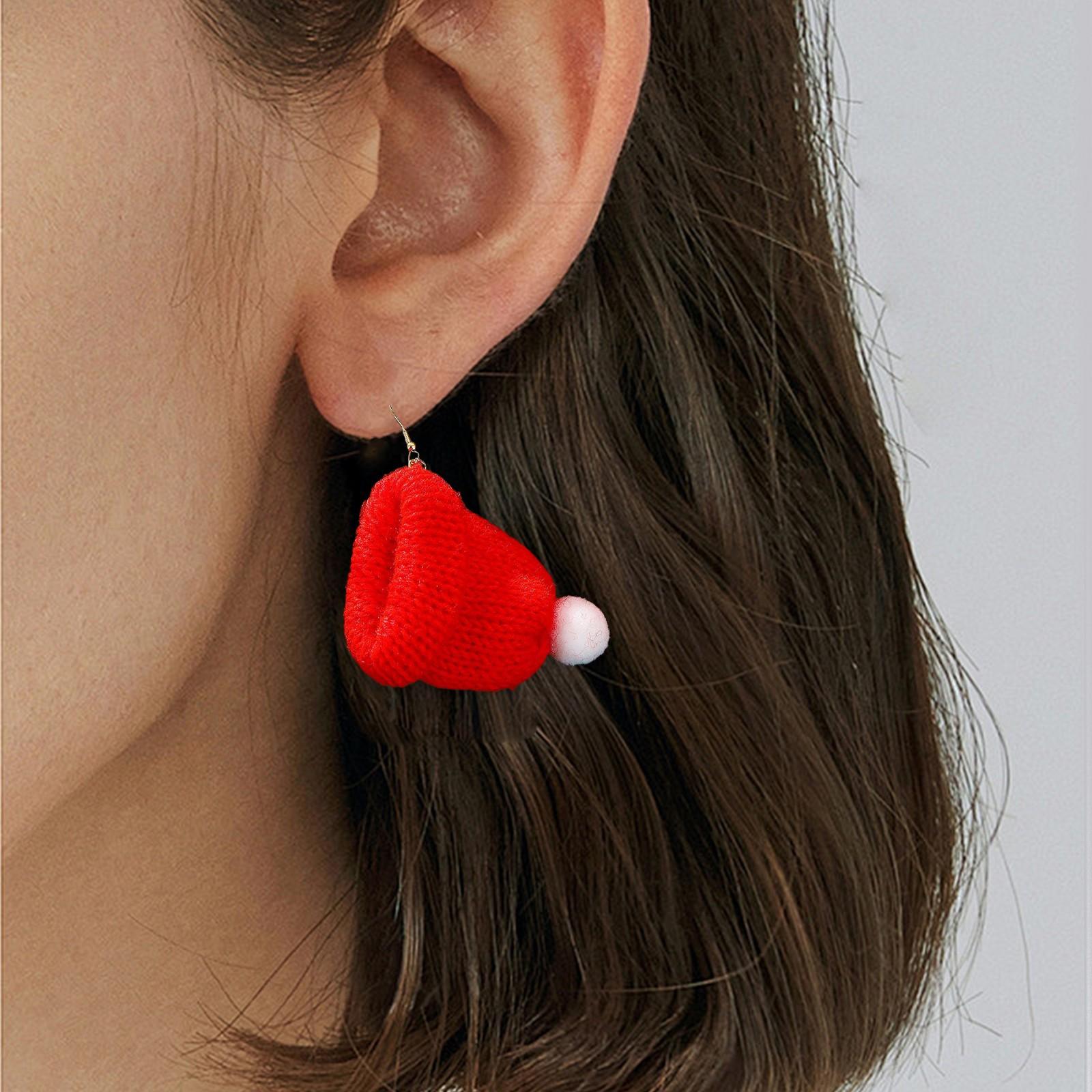 1 пара модных вязаных вручную рождественских сережек-шапок с помпонами для женщин, уникальный подарок для друзей One Size
1 пара модных вязаных вручную рождественских сережек-шапок с помпонами для женщин, уникальный подарок для друзей One Size