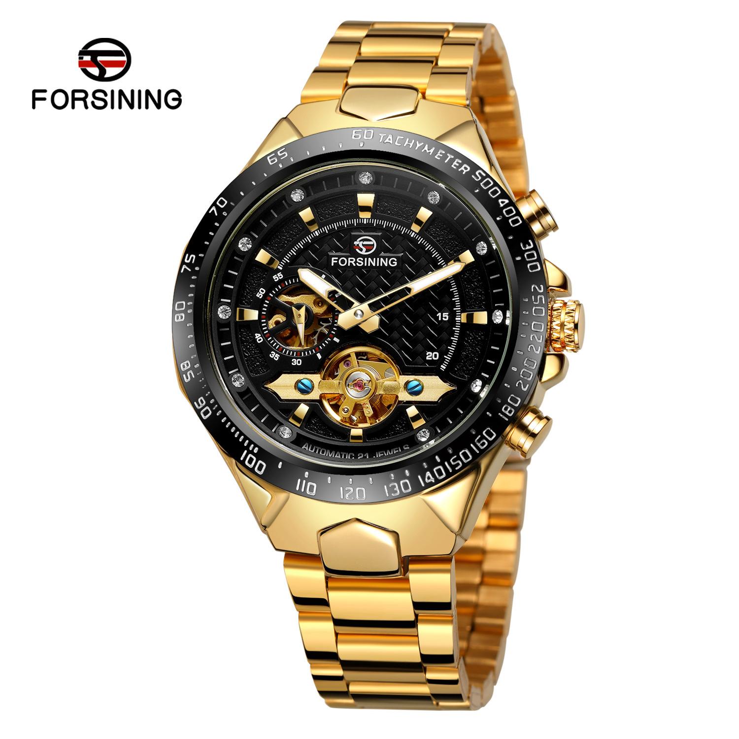 Forsining Мужские модные повседневные автоматические механические часы с турбийоном SLZe227-W
Forsining Мужские модные повседневные автоматические механические часы с турбийоном SLZe227-W