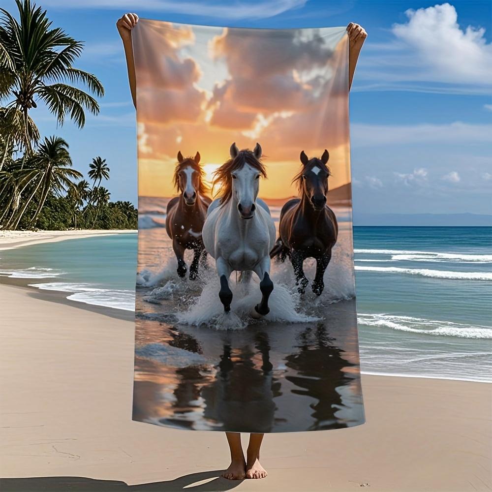 Running Horse Quick Dry Microfiber Bath Towel Soft Absorbent and Compact Ideal for Swimming Travel and Everyday Use W40*H60(CM)
Running Horse Quick Dry Microfiber Bath Towel Soft Absorbent and Compact Ideal for Swimming Travel and Everyday Use W40*H60(CM)
