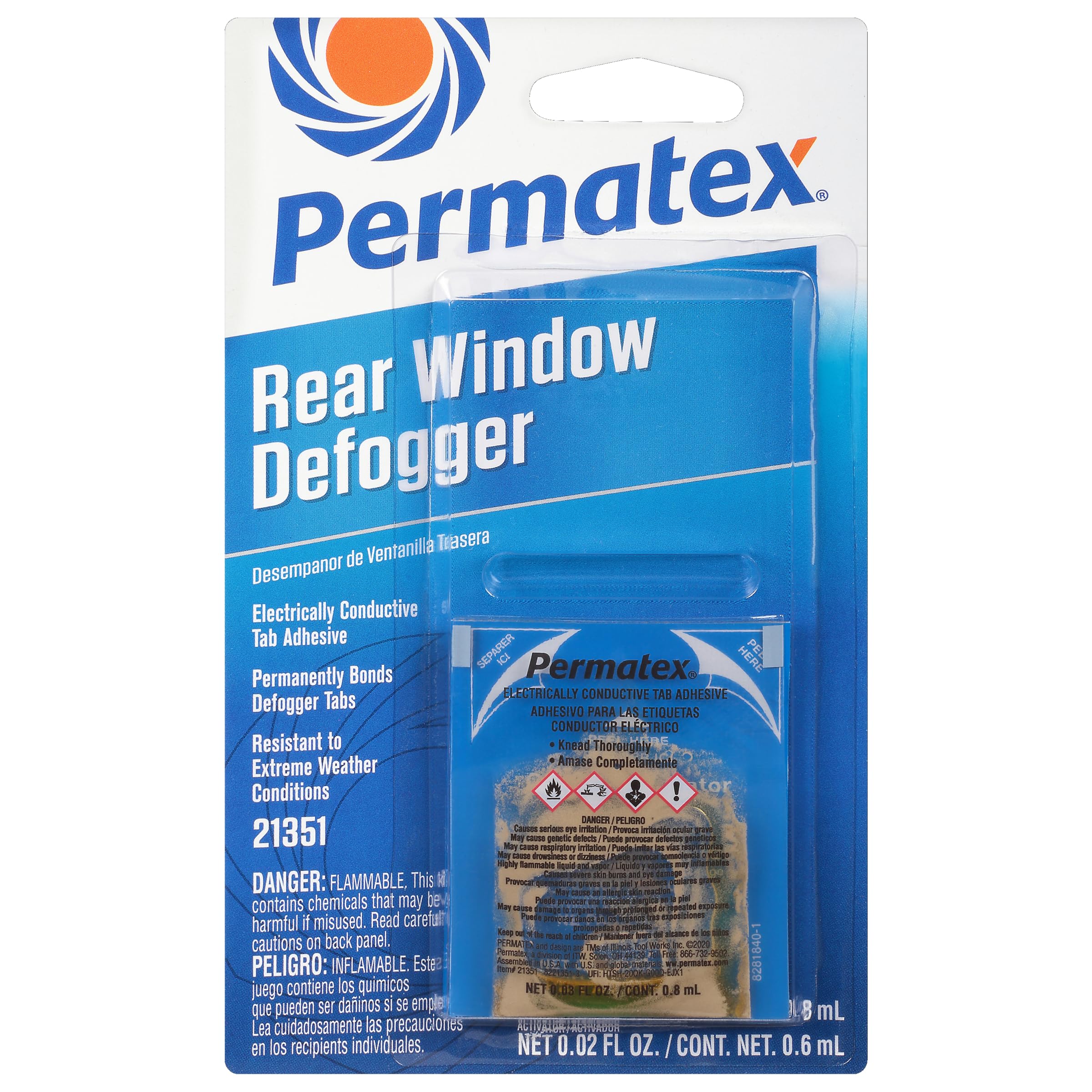 Permatex 21351 Rear Window Defogger Conductive Tab Adhesive: Complete Kit for Quick and Easy Repair of Damaged Rear Window
Permatex 21351 Rear Window Defogger Conductive Tab Adhesive: Complete Kit for Quick and Easy Repair of Damaged Rear Window