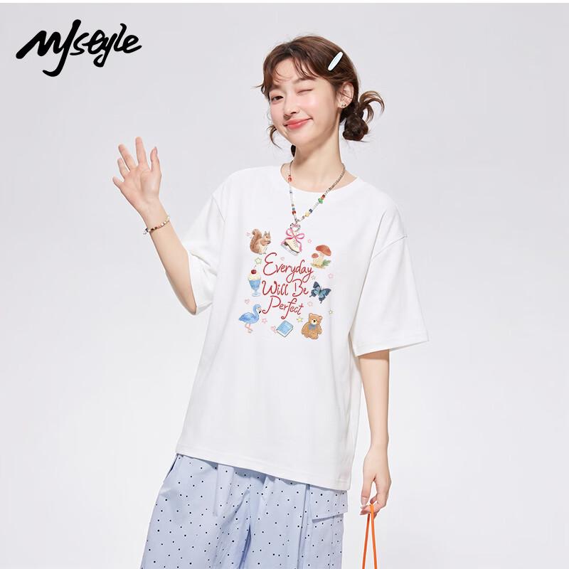 MJ STYLE Women s Fun Handbook Cotton Loose T-shirt S
MJ STYLE Women s Fun Handbook Cotton Loose T-shirt S