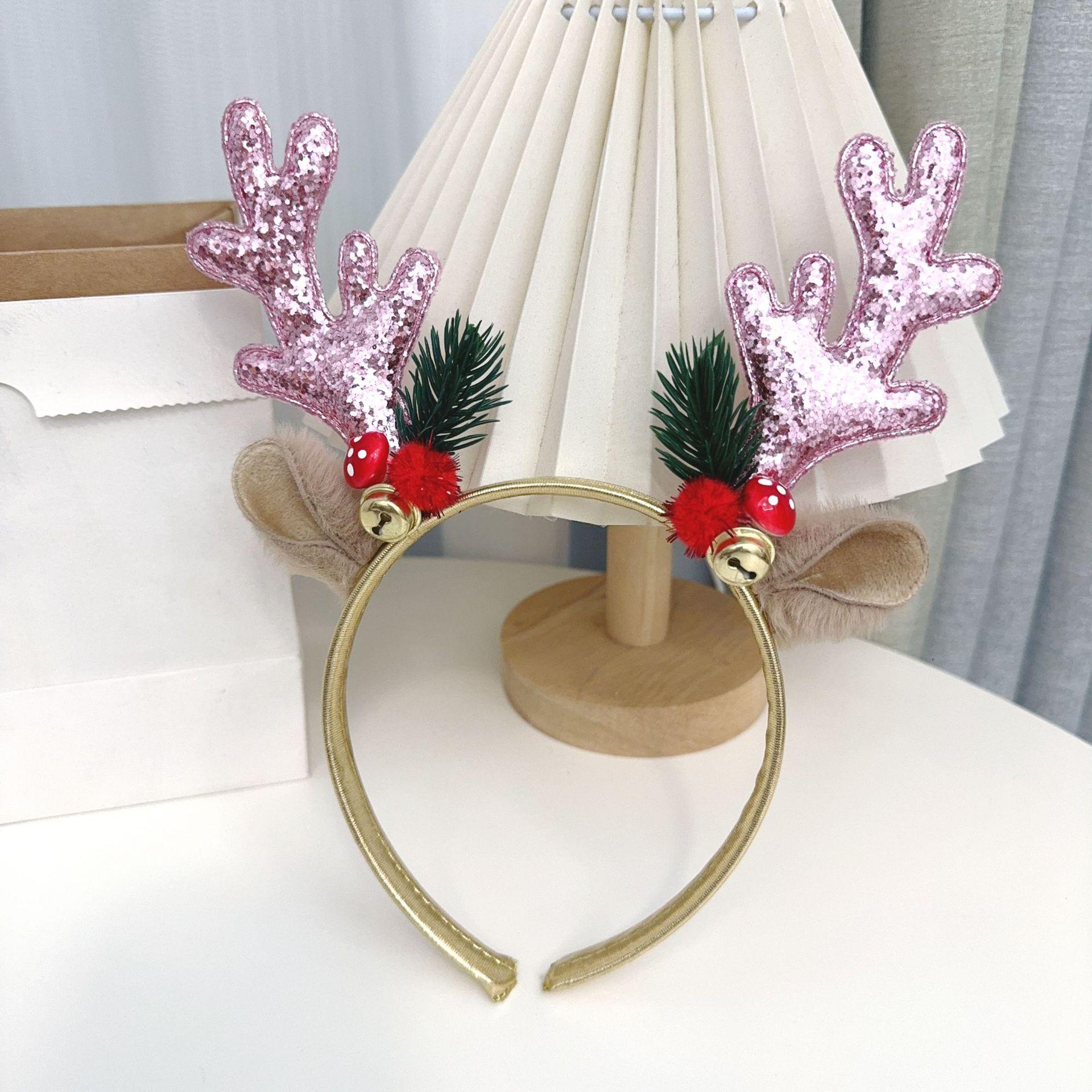 Christmas Antler Headband with Bells and Glitter for Adults & Kids - Festive Hair Accessories for Holiday Parties
Christmas Antler Headband with Bells and Glitter for Adults & Kids - Festive Hair Accessories for Holiday Parties