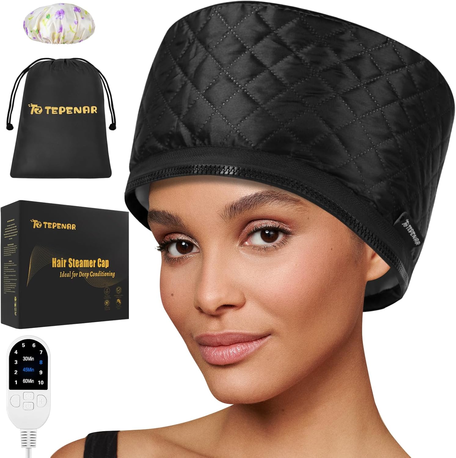 Hair Steamer for Deep Conditioning: Upgraded Heat Cap with 10-Level Fast Heating 3 Time Settings for Natural Hair United States
Hair Steamer for Deep Conditioning: Upgraded Heat Cap with 10-Level Fast Heating 3 Time Settings for Natural Hair United States