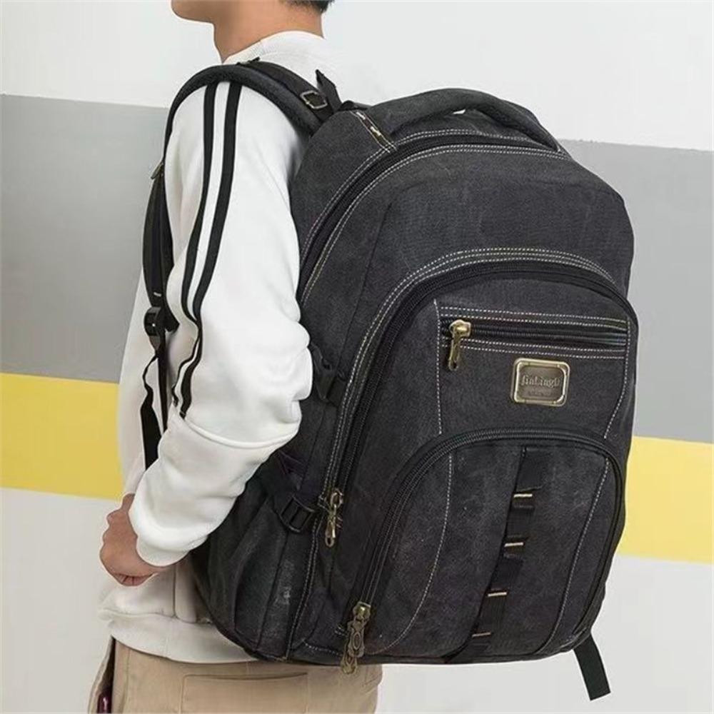 Высококачественный дорожный рюкзак большой вместимости 50 л, утолщенная мужская наплечная сумка, износостойкий походный рюкзак для улицы чёрный
Высококачественный дорожный рюкзак большой вместимости 50 л, утолщенная мужская наплечная сумка, износостойкий походный рюкзак для улицы чёрный