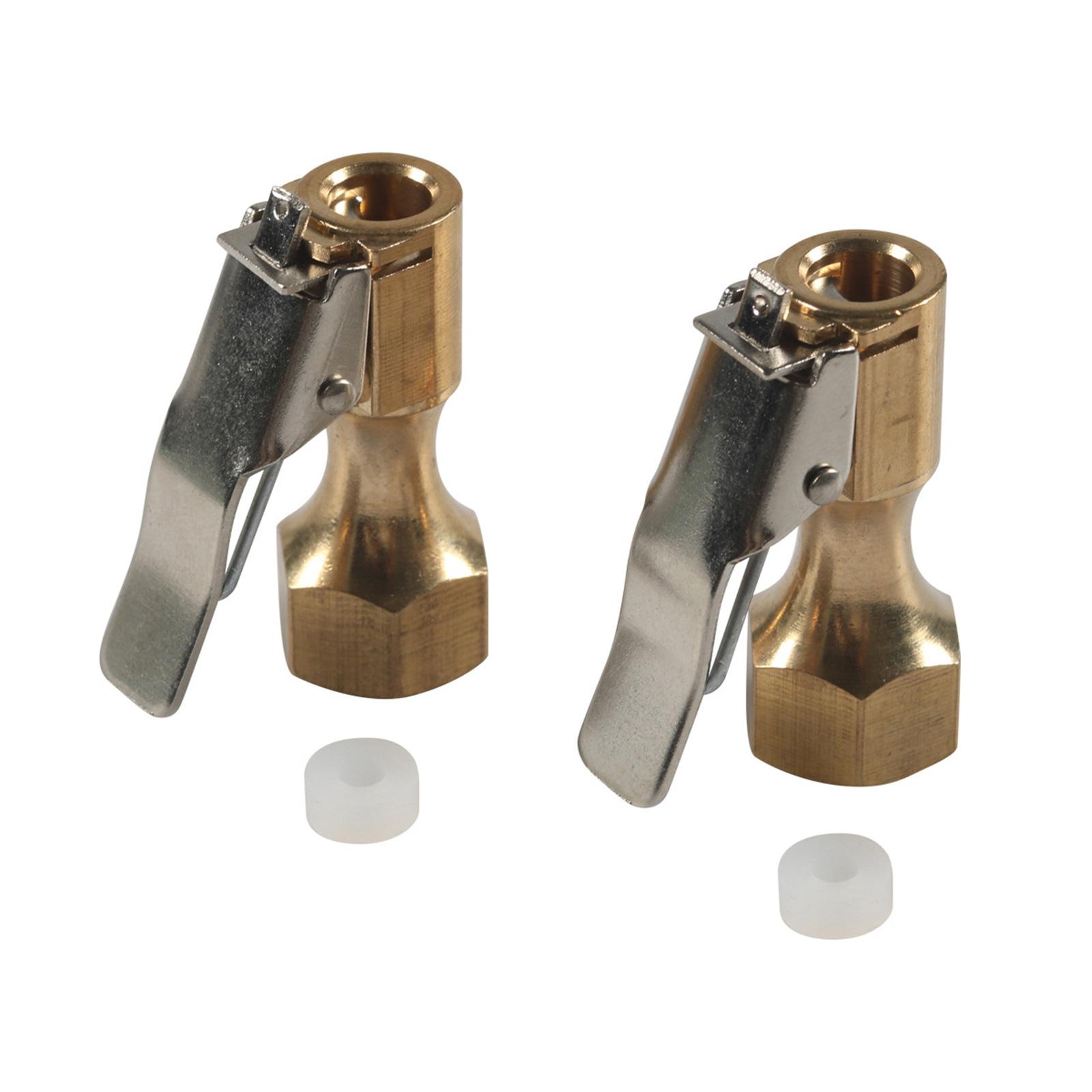 Car Tire Air Chuck Inflator Pump Valves Connector Clip-on Adapter Car Brass1/4 Tyre Wheel Valves For Inflatable Pump 1
Car Tire Air Chuck Inflator Pump Valves Connector Clip-on Adapter Car Brass1/4 Tyre Wheel Valves For Inflatable Pump 1