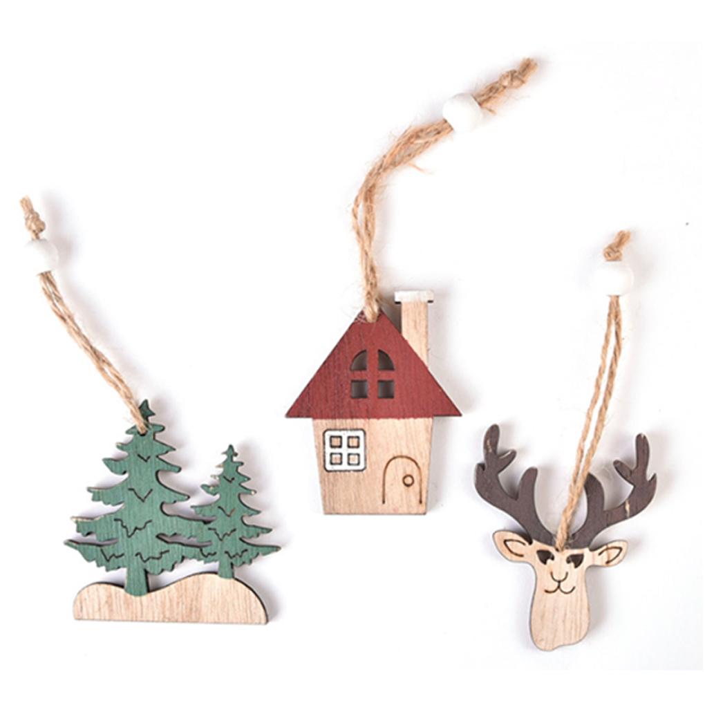 3 Pieces Christmas Tree Ornaments Home Holiday Pendants Indoor Outdoor Wood DIY Xmas Pendant Festival Adornment Accessory
3 Pieces Christmas Tree Ornaments Home Holiday Pendants Indoor Outdoor Wood DIY Xmas Pendant Festival Adornment Accessory