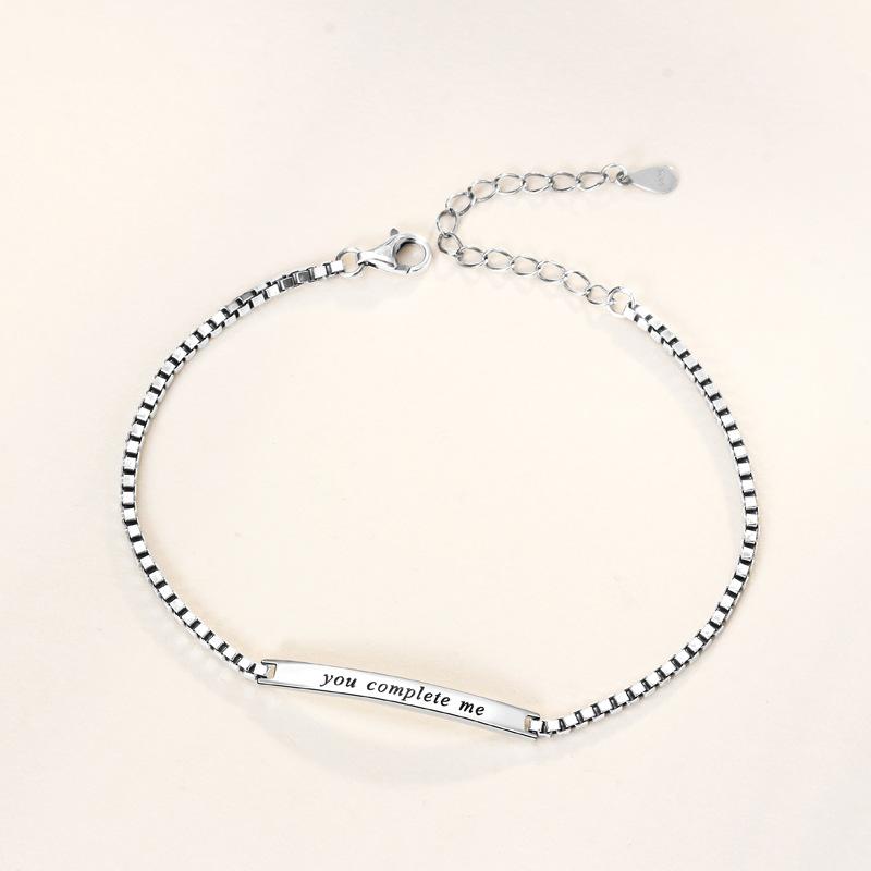 Новый браслет для пары You Let Me Complete Ins Trend для мужчин и женщин, памятный подарочный браслет на дальние расстояния
Новый браслет для пары You Let Me Complete Ins Trend для мужчин и женщин, памятный подарочный браслет на дальние расстояния