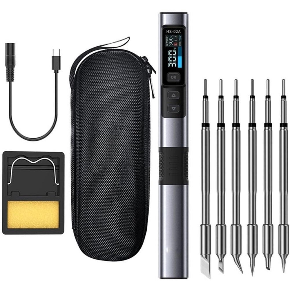 Portable Smart Soldering Iron 100W Powerful Repair Tool Precise Temperature Control
Portable Smart Soldering Iron 100W Powerful Repair Tool Precise Temperature Control