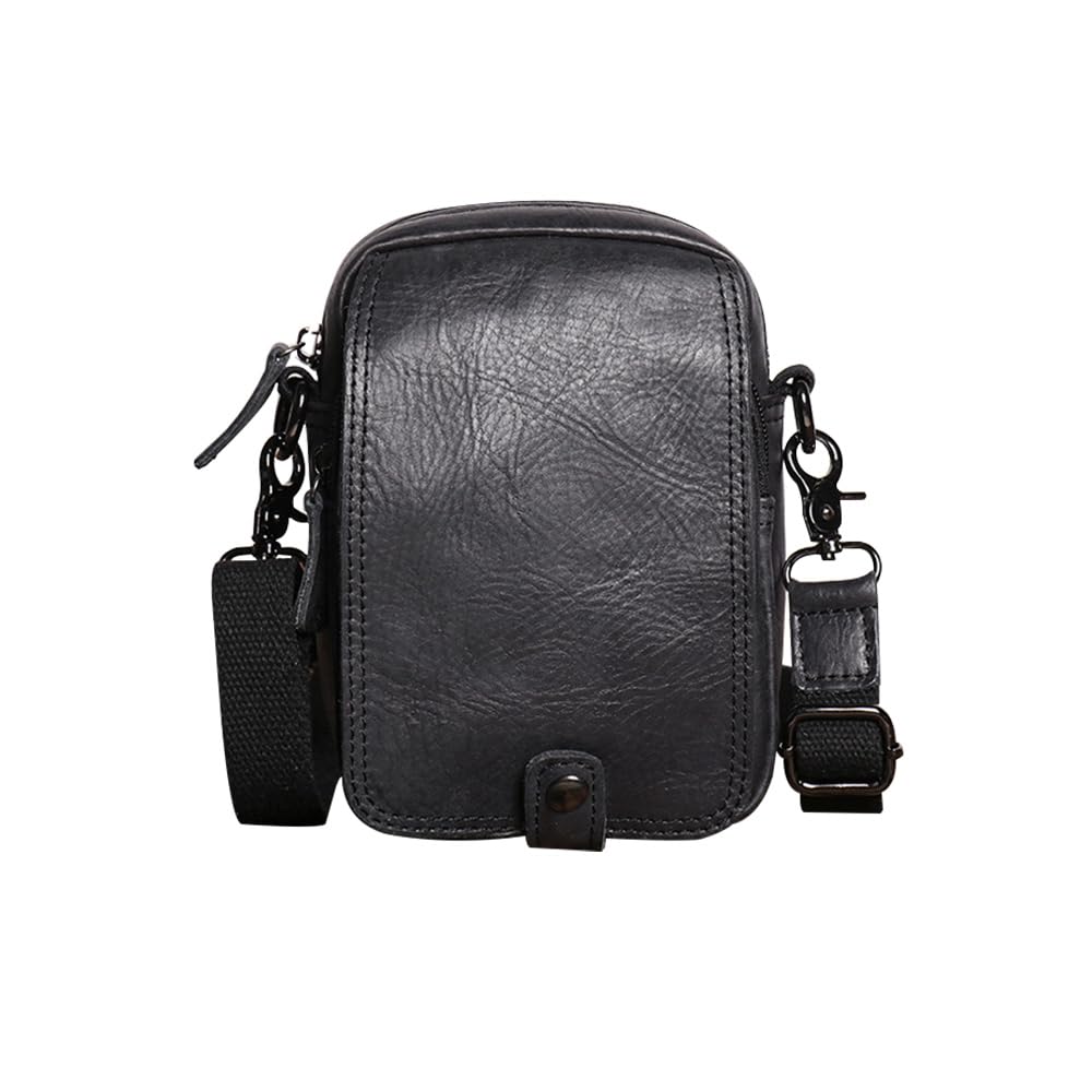 Whatna Cowhide Mini One Shoulder Bag Mini Waist Bag Waist Pouch Motorcycle Belt Bag Hip Bag Thick Leather Genuine Leather Horizontal Vertical Unisex
Whatna Cowhide Mini One Shoulder Bag Mini Waist Bag Waist Pouch Motorcycle Belt Bag Hip Bag Thick Leather Genuine Leather Horizontal Vertical Unisex