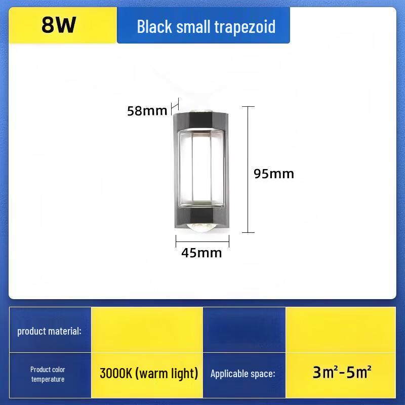 Modern Outdoor Double-Head LED Wall Sconce
Modern Outdoor Double-Head LED Wall Sconce