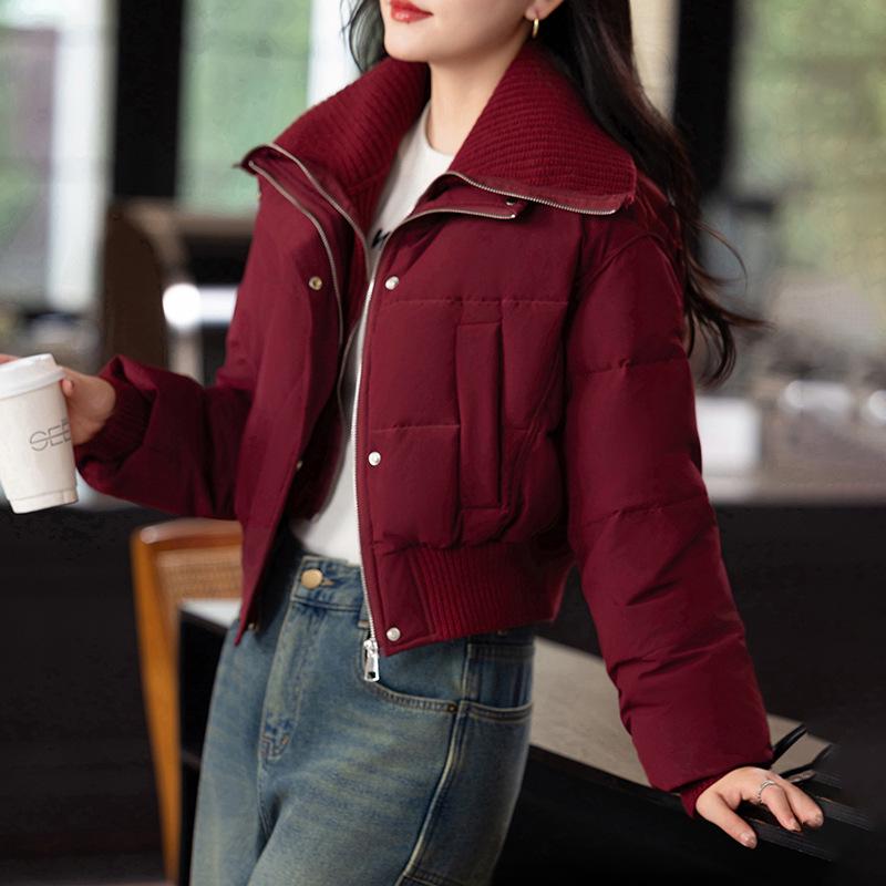 Petite Women s High-End Design Knit Turn-Down Collar Down Jacket, 2024 Winter Coat with White Duck Down M suitable for 80-120 jin
Petite Women s High-End Design Knit Turn-Down Collar Down Jacket, 2024 Winter Coat with White Duck Down M suitable for 80-120 jin