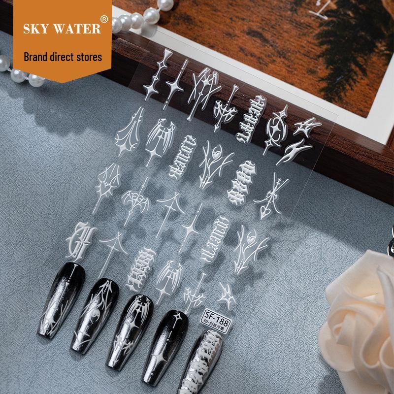 Sweet Gothic Cross Letter Nail Stickers
Sweet Gothic Cross Letter Nail Stickers