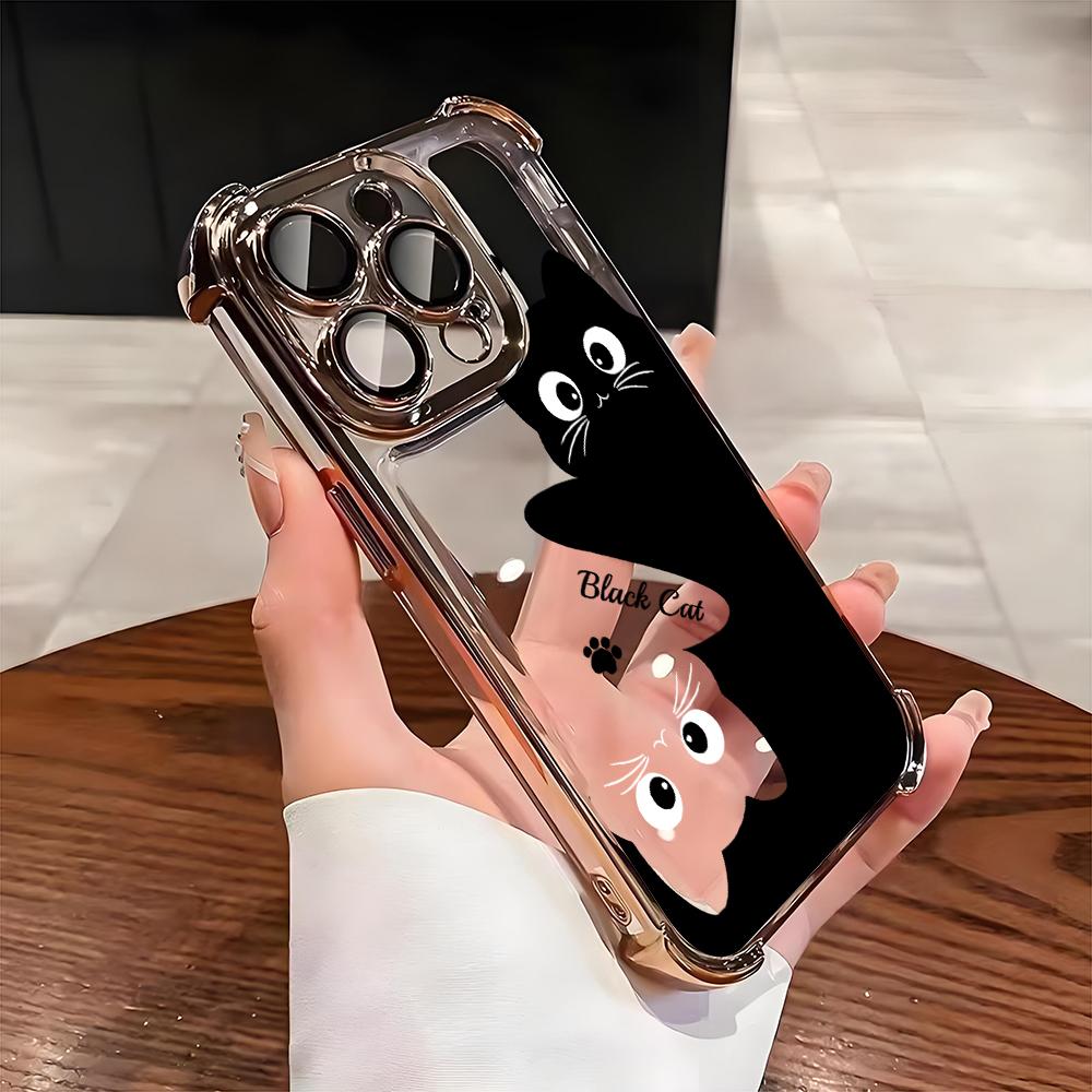 Черный Кот Электроокрашенная Противоударная Чехол-накладка Для iPhone 16 Pro Max 15 14 Plus 13 12 11 17 Air 16E Прозрачный Мягкий Чехол iPhone 12 Pro
Черный Кот Электроокрашенная Противоударная Чехол-накладка Для iPhone 16 Pro Max 15 14 Plus 13 12 11 17 Air 16E Прозрачный Мягкий Чехол iPhone 12 Pro