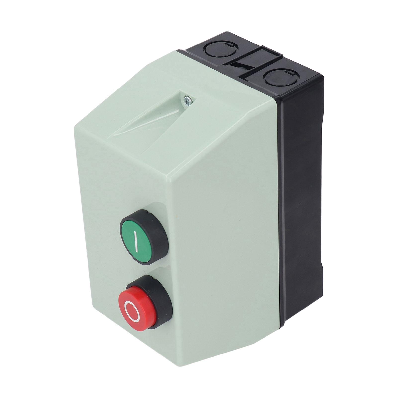 Magnetic Motor Starter Waterproof Flame Retardant Magnetic Switch Box Single Phase 220V 230V 3 Phase 380V 400V 9-13A зелений
Magnetic Motor Starter Waterproof Flame Retardant Magnetic Switch Box Single Phase 220V 230V 3 Phase 380V 400V 9-13A зелений