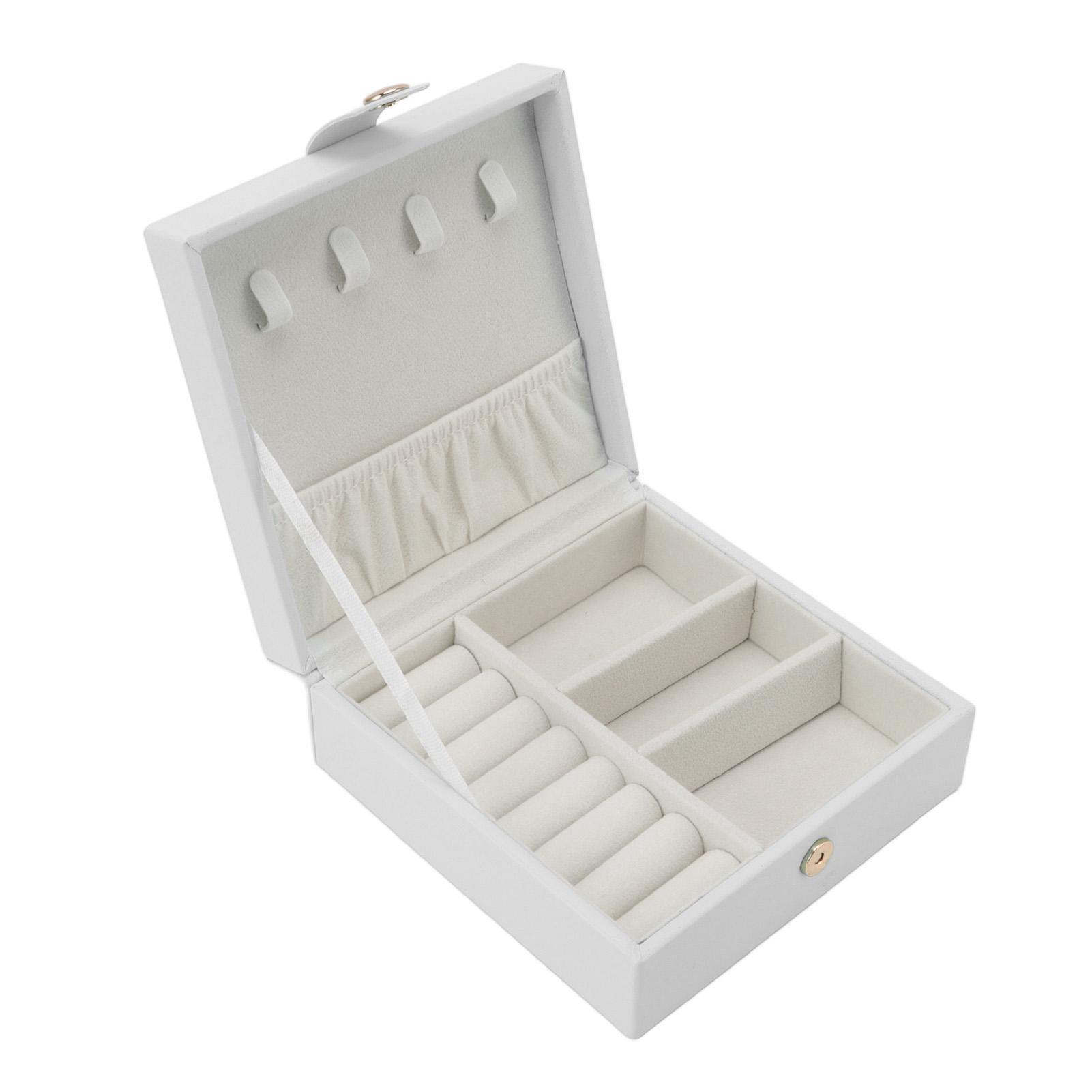 Jewelry Box Leather Single Layer Necklaces Earrings Rings Jewelry Organize Case for Travel White белый
Jewelry Box Leather Single Layer Necklaces Earrings Rings Jewelry Organize Case for Travel White белый