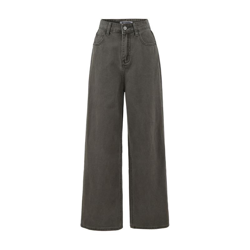 Spicy Girl Women s High-Waisted Wide-Leg Denim Pants - European American Style, Casual Straight Leg, Floor-Length Large сірий колір
Spicy Girl Women s High-Waisted Wide-Leg Denim Pants - European American Style, Casual Straight Leg, Floor-Length Large сірий колір