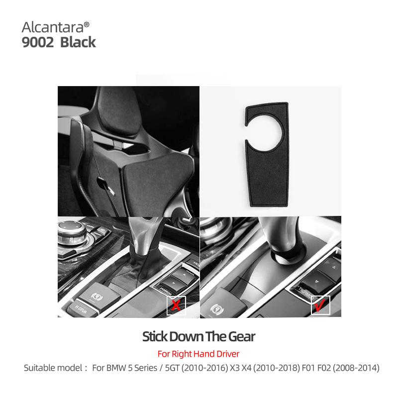 Center Console Gear Shift Panel Cover Trim For BMW F01 F10 F25 F26 5GT X3 X4 Series Make of Alcantara Gear Knob Frame Sticker
Center Console Gear Shift Panel Cover Trim For BMW F01 F10 F25 F26 5GT X3 X4 Series Make of Alcantara Gear Knob Frame Sticker