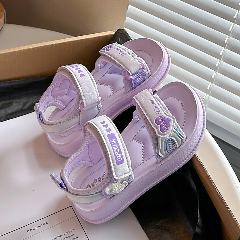 Girls Fashionable Heart-Shaped Letter Open-Toe Sandals2026New spring and summer trendy beach shoes for children of all ages 21Inner Length13.5cm фиолетовый
Girls Fashionable Heart-Shaped Letter Open-Toe Sandals2026New spring and summer trendy beach shoes for children of all ages 21Inner Length13.5cm фиолетовый