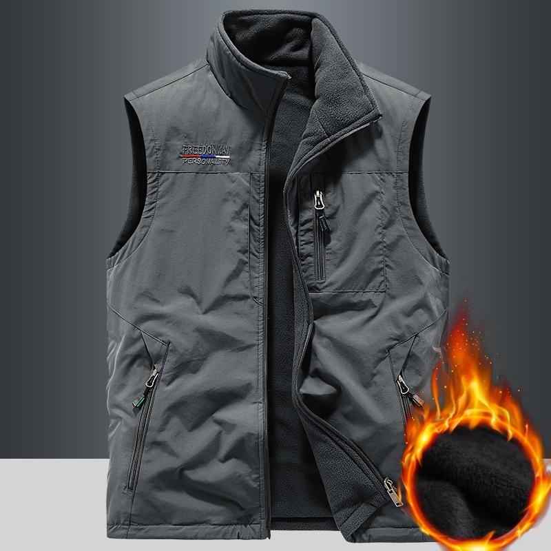 Осенне-зимний двусторонний жилет мужской для спорта на открытом воздухе, флисовый жилет, жилет из поларфлиса, жилет с флисовой подкладкой, куртка без рукавов 6XL
Осенне-зимний двусторонний жилет мужской для спорта на открытом воздухе, флисовый жилет, жилет из поларфлиса, жилет с флисовой подкладкой, куртка без рукавов 6XL