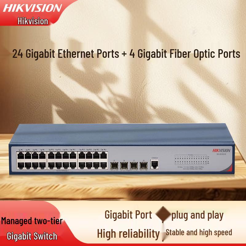 HIKVISION 24-Port Gigabit Non-Managed Network Switch
HIKVISION 24-Port Gigabit Non-Managed Network Switch