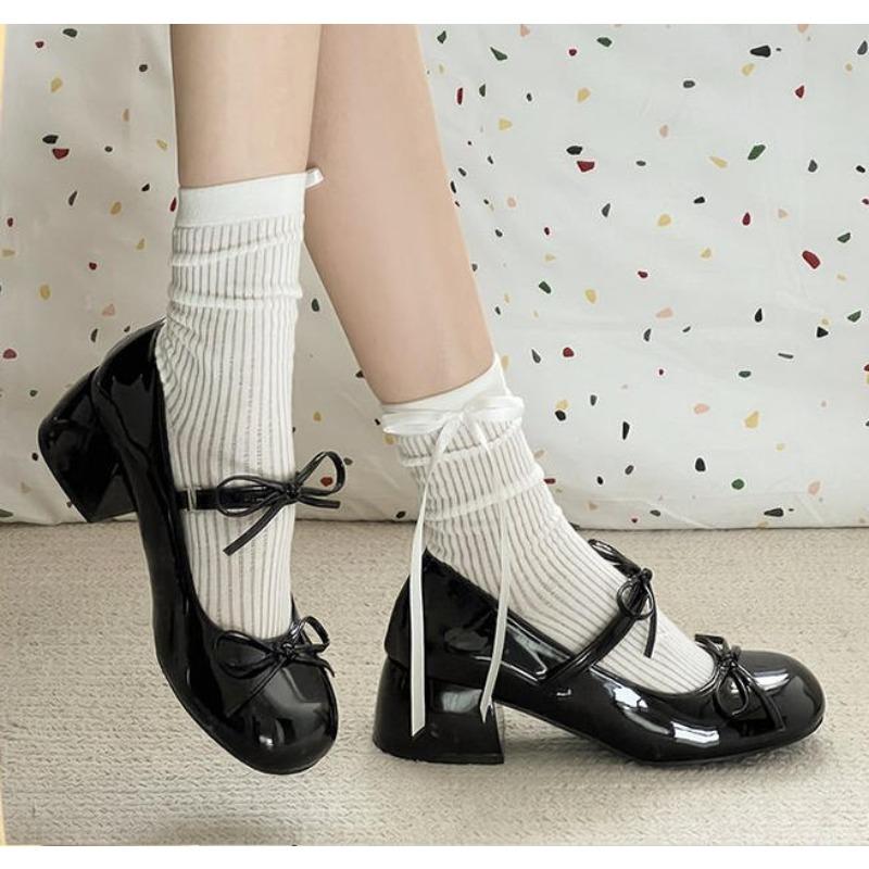 Designer Spring Autumn Women Mary Jane Shoes Fashion Butterfly-knot Shoes Casual Low Heel Dress Street Style Single Shoes Pumps 39 чорний
Designer Spring Autumn Women Mary Jane Shoes Fashion Butterfly-knot Shoes Casual Low Heel Dress Street Style Single Shoes Pumps 39 чорний