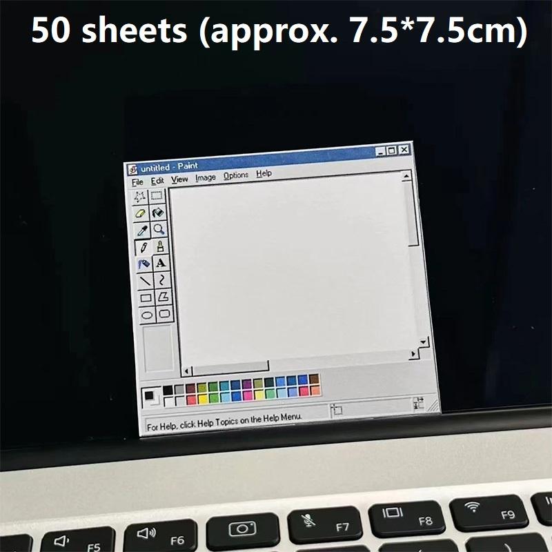 50Pages Creative DIY Notes Sheets for Student Notes Office Message Retro Computer Drawing Tool Pattern Sticky Notes XKBQB02
50Pages Creative DIY Notes Sheets for Student Notes Office Message Retro Computer Drawing Tool Pattern Sticky Notes XKBQB02