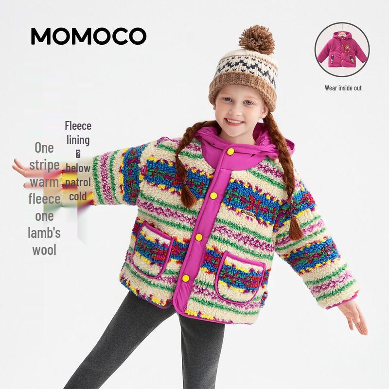 Двостороння модна хутряна куртка для дівчаток MOMOCO 140
Двостороння модна хутряна куртка для дівчаток MOMOCO 140