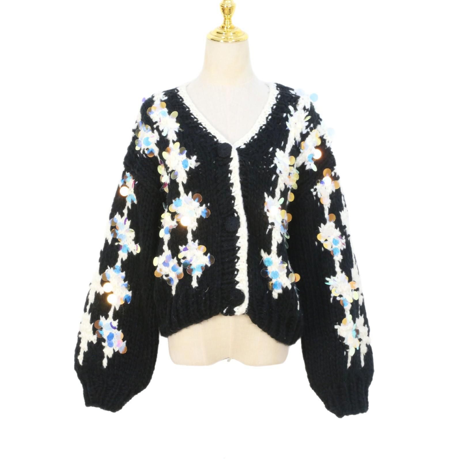 Women s French Chic Color Block Knit Cardigan Sweater – Hand-Knitted, Loose Fit for Autumn and Winter Small
Women s French Chic Color Block Knit Cardigan Sweater – Hand-Knitted, Loose Fit for Autumn and Winter Small