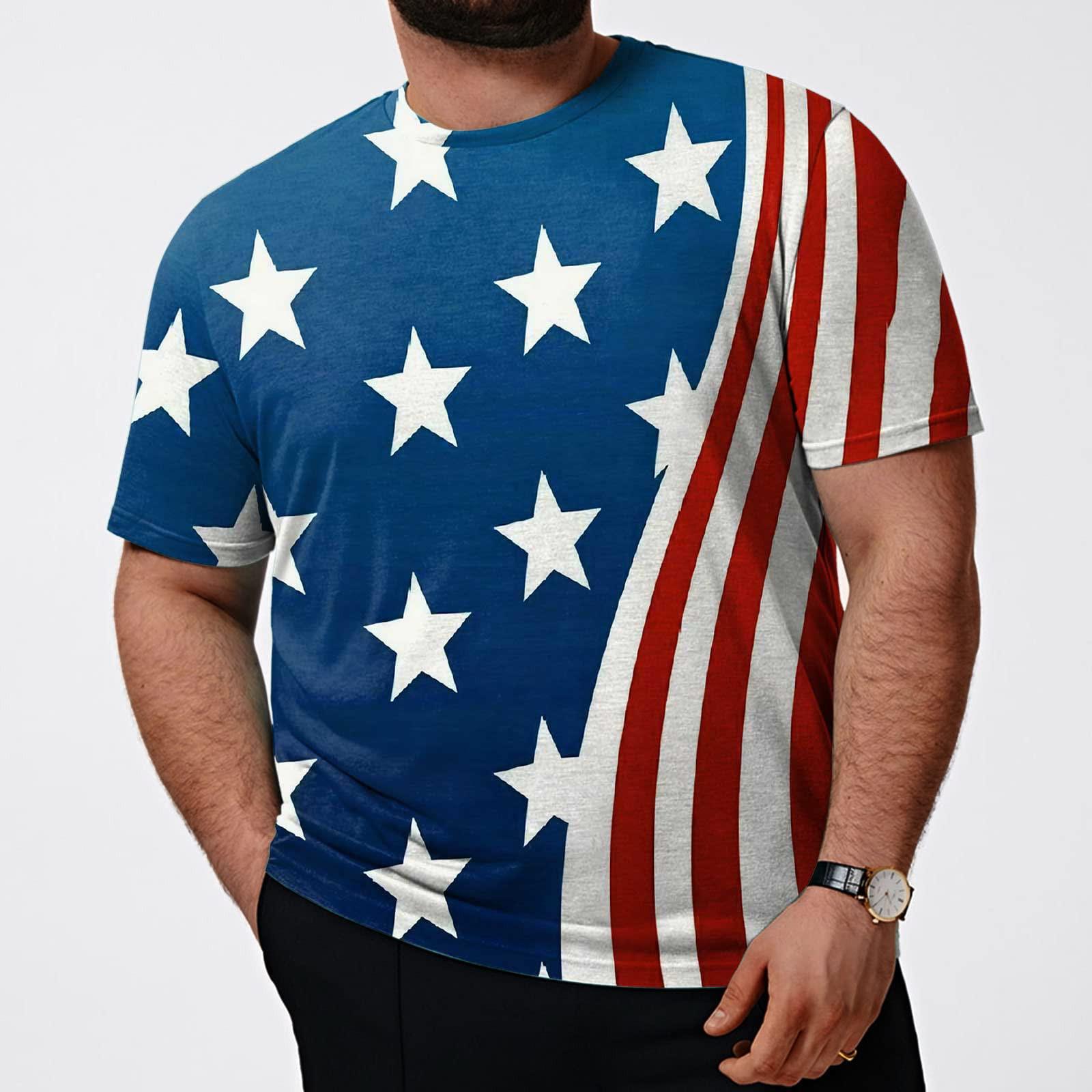 Футболки Рубашки для мужчин, мужские футболки с американским флагом ко Дню независимости, футболка с короткими рукавами и мышцами, топ XXL синий
Футболки Рубашки для мужчин, мужские футболки с американским флагом ко Дню независимости, футболка с короткими рукавами и мышцами, топ XXL синий