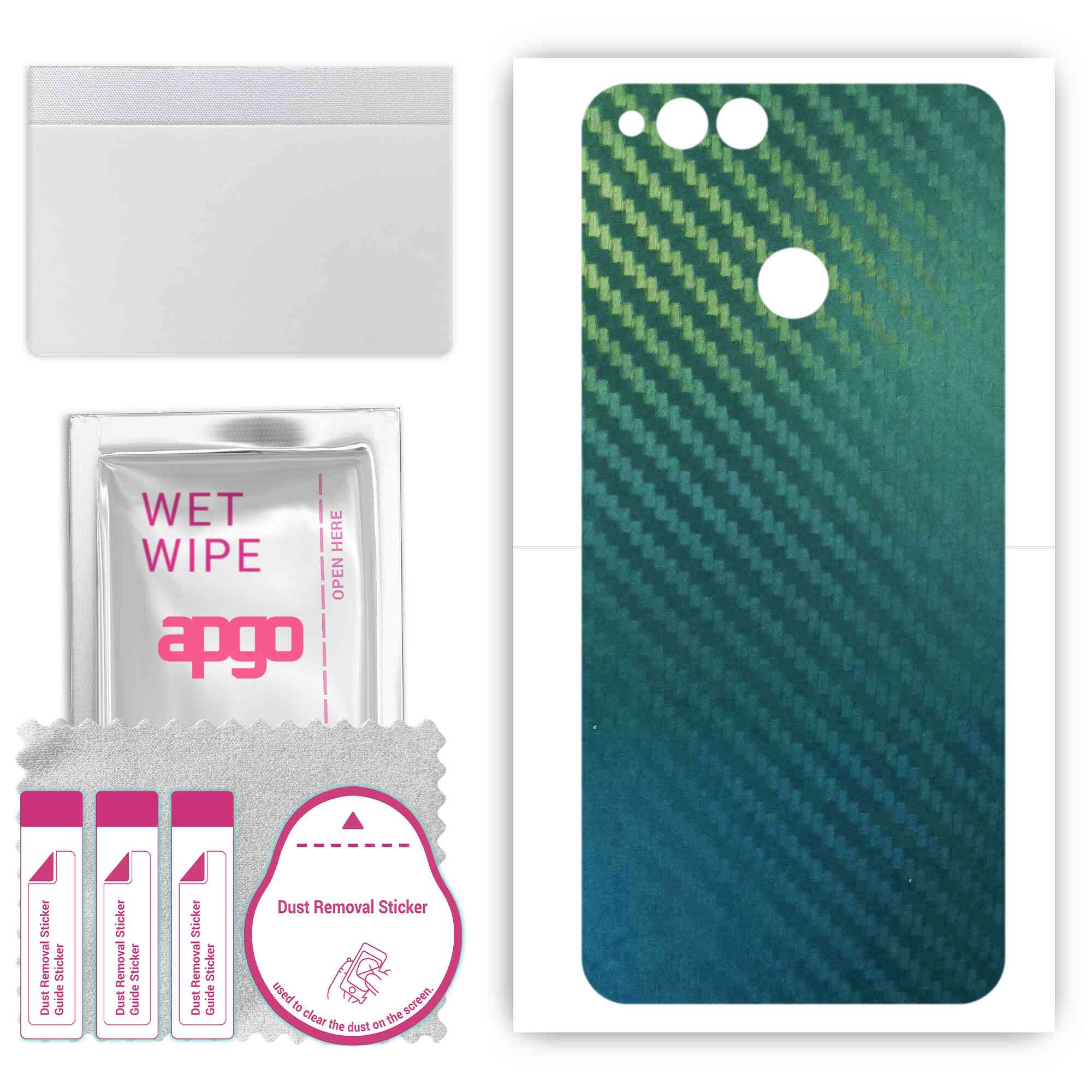 apgo Protective Skin Sticker for the back compatible with Honor 7X, Wrap Film, Foil, Vinyl - Pattern Carbon Chameleon CAKA1
apgo Protective Skin Sticker for the back compatible with Honor 7X, Wrap Film, Foil, Vinyl - Pattern Carbon Chameleon CAKA1